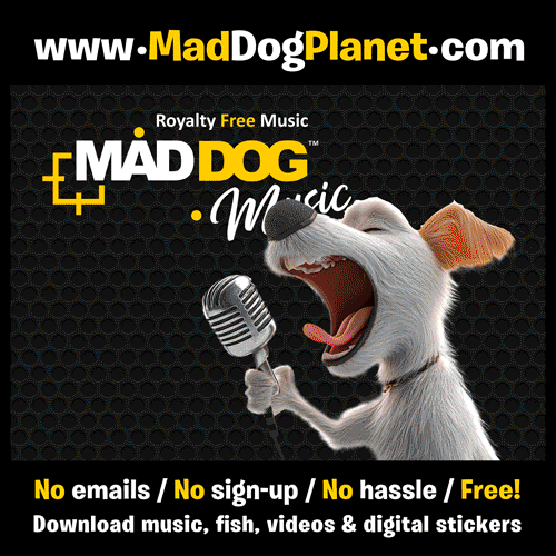 Free fish, music, videos from MadDogPlanet.com